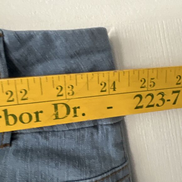 Avenue  Womens Denim Skirt Plus Size 26 Stretch Pockets Blue Casual Beach Travel - Picture 10 of 14